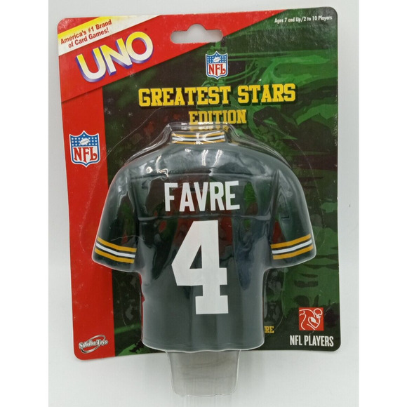 2007‎ Brett Favre UNO Greatest Stars Edition NFL Green Bay Packers Sababa Toys - Picture 3 of 3